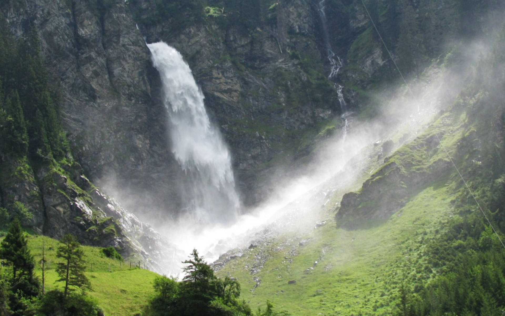 Wasserfall Aesch in Unterschachen © Urs Wüthrich